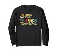 Legendary Awesome Epic Birthday Gift 1965 Limited Edition Manga Larga