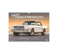 Legendary Classic & Muscle Cars 2027: Wandkalender 42x29,7 cm mit 12 Automotiven, sprachneutralem Kalendarium und Spiralbindung