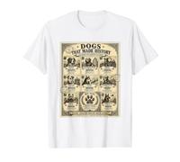 Legendary Dogs That Made History - Sello Vintage para Amantes de los Perros Camiseta gráfica económica