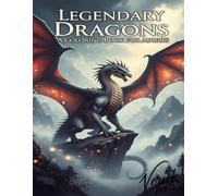 Legendary Dragons:: A Coloring Book for Adults