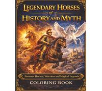 Legendary Horses of History and Myth: Famous Horses, Warrious and Magical Legends. Coloring Book (Magical Horses Coloring Book Series)