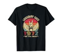 Legendary Since 1972 Vintage Retro Rock Hombre Mujer Camiseta