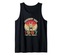 Legendary Since 1987 Vintage Retro Rock Hombre Mujer Camiseta sin Mangas
