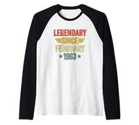 Legendary Since February 1963 Camiseta Manga Raglan