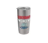 Legendary Since July 2004 Vaso térmico de acero inoxidable de doble pared