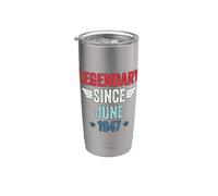 Legendary Since June 1947 Vaso térmico de acero inoxidable de doble pared