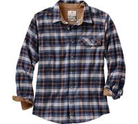 Legendary Whitetails Buck Camp Flannel, Long Sleeve Button Down Casual Shirt for Men, with Corduroy Cuffs Camisa Abotonada, Ironwood Plaid, 3XL para Hombre