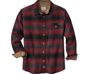 Legendary Whitetails Buck Camp Flannel Shirt Manga Larga, Cabin Fever Plaid, 4XL para Hombre
