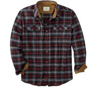 Legendary Whitetails Camisa de Franela de Manga Larga con Botones para Hombre, Ajuste Relajado, Banner Crimson Plaid, XX-Large