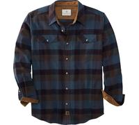 Legendary Whitetails Camisa de Franela Legendary para Hombre, a Cuadros de carbón Cobalto Activo, Talla XXL