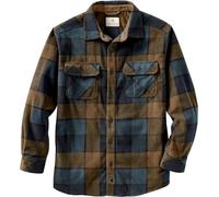 Legendary Whitetails Camisa estándar Navigator con Botones de Forro Polar para Hombre, Azul Moon Square, Talla S