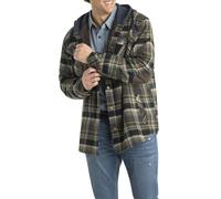 Legendary Whitetails Chaqueta de Franela para Hombre con Capucha y Mangas largas con Forro bereber, Union Plaid, XL