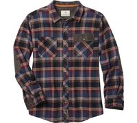 Legendary Whitetails Harbor Heavyweight Flannel Shirt Camisa Abotonada, Colonial Plaid, L para Hombre