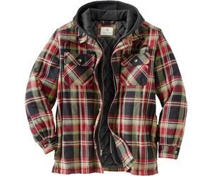 Legendary Whitetails Maplewood Hooded Shirt Jacket Chaqueta de Camisa, Spruce Mountain-Manta, XL para Hombre