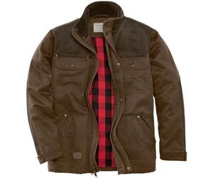 Legendary Whitetails Men's Chore Coat Tough as Buck Collection, Flannel Lined Barn & Field Workwear Jacket, Rawhide, XX-Large