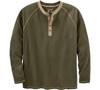 Legendary Whitetails Recluse Henley Manga Larga para Hombre, Hombre, Manga Larga, 6288, Camuflaje, X-Large Alto