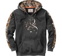 Legendary Whitetails Sudadera con Capucha Camo Outfitter para Hombre, Hombre, Capucha, 6781, Carbón Jaspeado, XX-Large Big Tall