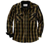 Legendary Whitetails Tough as Buck - Camisa de Franela Pesada con Botones para Hombre