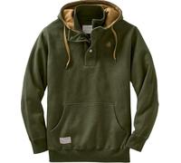 Legendary Whitetails Tough as Buck - Sudadera con Capucha y Cremallera de 1/4 para Hombre