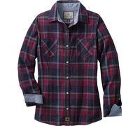 Legendary Whitetails Womens Cottage Escape Ropa de Franela de Manga Larga, a Cuadros y Colores sólidos, ceñida a Botones, XXL