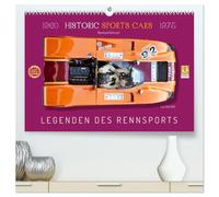 Legenden des Rennsports Historic Sports Cars 1960-1975 (hochwertiger Premium Wandkalender 2026 DIN A2 quer), Kunstdruck in Hochglanz: Historische Rennwagen der 60iger und 70iger Jahre