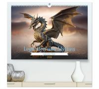 Legenden und Mythen - Legendäre Tiere (hochwertiger Premium Wandkalender 2026 DIN A2 quer), Kunstdruck in Hochglanz: Tauchen Sie ein in eine Welt voller Wunder und Geheimnisse
