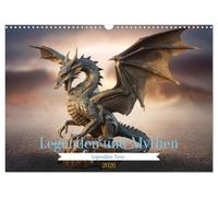 Legenden und Mythen - Legendäre Tiere (Wandkalender 2026 DIN A3 quer), CALVENDO Monatskalender: Tauchen Sie ein in eine Welt voller Wunder und Geheimnisse