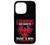 Legends Are Born In Poland Eagle Flag Pride Edición polaca Carcasa para iPhone 13 Pro