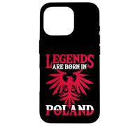 Legends Are Born In Poland Eagle Flag Pride Edición polaca Carcasa para iPhone 16 Pro