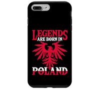 Legends Are Born In Poland Eagle Flag Pride Edición polaca Carcasa para iPhone 7 Plus/8 Plus