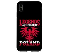 Legends Are Born In Poland Eagle Flag Pride Edición polaca Carcasa para iPhone XS MAX