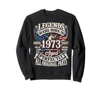 Legends Born In 1973 Vintage Patriotic Eagle 53rd Birthday Sudadera