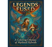 LEGENDS FUSED: A Coloring Odyssey of Mythical Hybrids: Stress Relief,Adults & Teens.