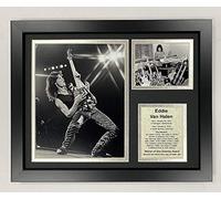 Legends Never Die Eddie Van Halen - Collage de Fotos Enmarcado de 12 Pulgadas x 15, Inc.| Solo (16661U)