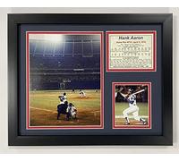Legends Never Die Hank Aaron 715th Home Run - Collage de fotos enmarcado, 28 x 14 pulgadas