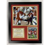 Legends Never Die "Joe Montana y Jerry Rice Foto enmarcada Collage, 11 x 14