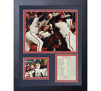 Legends Never Die Leyendas Nunca Mueren 1995 Atlanta Braves Champions Foto enmarcada Collage, 11 por 14 Pulgadas