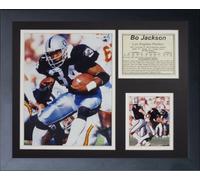Legends Never Die Leyendas Nunca Mueren Bo Jackson Foto enmarcada Collage, Negro
