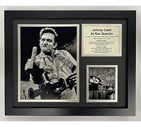 Legends Never Die Leyendas Nunca Mueren Johnny Cash at San Quentin Foto enmarcada Collage, 11 x 14