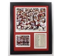 Legends Never Die NHL Detroit Red Wings 2008 Stanley Cup Champions Marco de fotos doble mate, 30,5 x 38,1 cm