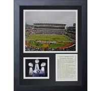 Legends Never Die Oakland Raiders Stadium - The Black Hole Collectible | Collage de Fotos Enmarcado para decoración de Pared, 12 x 15 Pulgadas