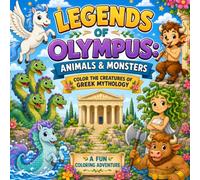 Legends of Olympus: Animals & Monsters: Color the Creatures of Greek Mythology. For kids.