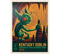Legends of The National Parks: Mammoth Cave's Kentucky Goblin, póster vintage - Rompecabezas premium de 1000 piezas para adultos