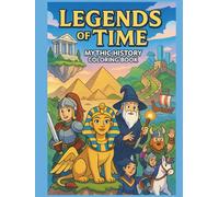 Legends of Time: Mythic History Coloring Book: 90 Fantasy Scenes from Ancient Civilizations & Timeless Legends for All Ages Relaxation
