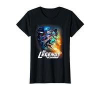 Legends of Tomorrow Team Poster Camiseta, Mujer, Negro, XL