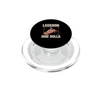 Legends Ride Bulls Divertido Vaquero Montando toros para un Jinete PopSockets PopGrip para MagSafe