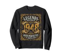 Legends were Born In 1948 - Regalos Retro de cumpleaños para Hombres y Mujeres Sudadera