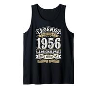 Legends were Born in 1956 Vintage Milestone Year Camiseta sin Mangas