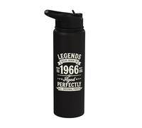 Legends were Born in 1956 Vintage Milestone Year Stainless Steel Insulated Water Bottle