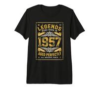 Legends were Born In 1957 - Regalos Retro de cumpleaños para Hombres y Mujeres Camiseta Premium